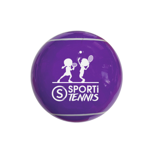BALLE DE TENNIS GALAXIE VIOLETTE 15CM