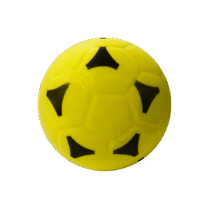 BALLON FOOTBALL MOUSSE 22CM, 210GR.