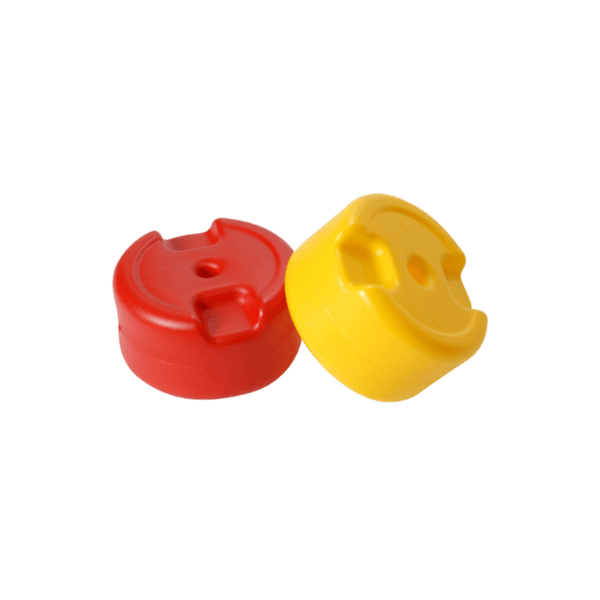 BASE À LESTER JAUNE (POUR TUBE DIAM 32MM)