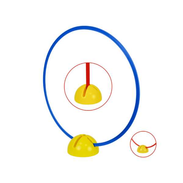BASE MULTI-FONCTIONS POUR JALONS, CERCEAUX RONDS ET PLATS