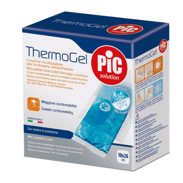 BOITE DE 6 COMPRESSES RÉUTILISABLES CHAUD/FROID 10X26CM