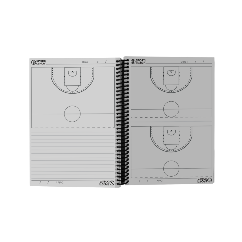 CARNET COACH À SPIRALES BASKETBALL A5