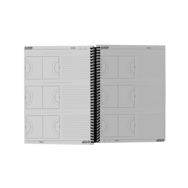 CARNET COACH À SPIRALES HANDBALL A4