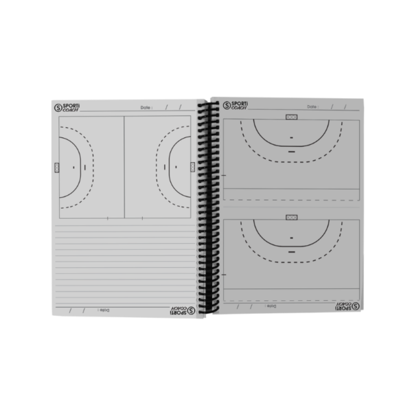 CARNET COACH À SPIRALES HANDBALL A5