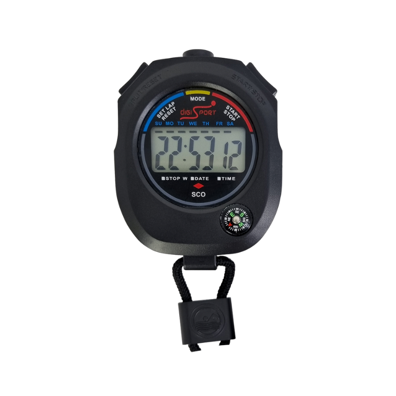CHRONOMÈTRE SCO 6 DIGITS ET TEMPS SPLIT SOUS BLISTER