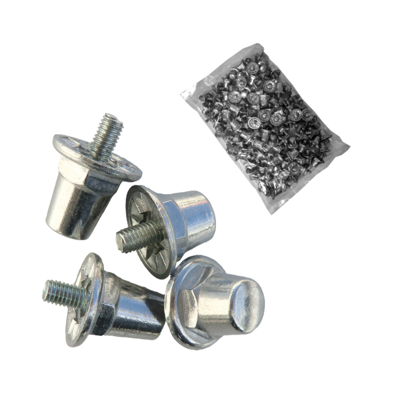 CRAMPONS CYLINDRIQUES ALU (SACHET DE 100 CRAMPONS ALU / 16 MM)