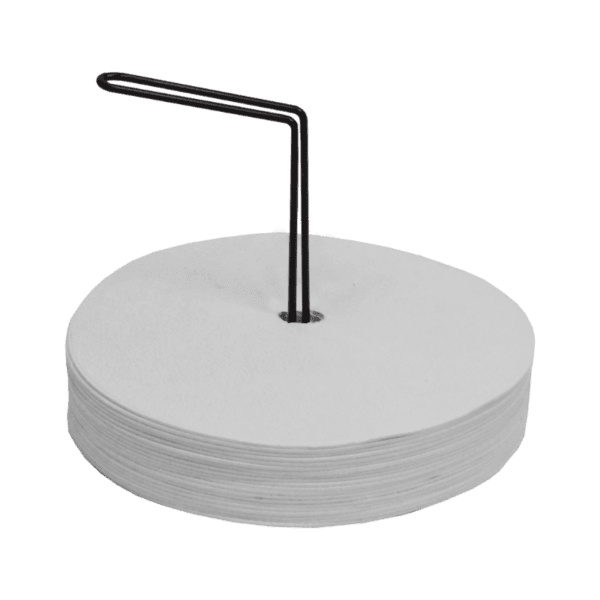 DISQUES DE REPÉRAGE BLANC (LOT DE 20 DIAM 20.5CM)