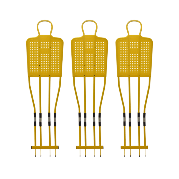 KIT 3 MANNEQUINS 180CM - JAUNE