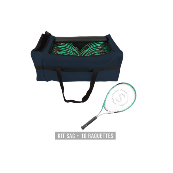 KIT RAQUETTES JR T800 23'' (1 SAC + 10 RAQUETTES)