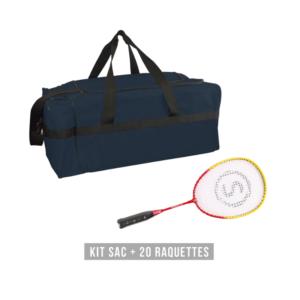 KIT RAQUETTES SCHOOL 53 (1 SAC + 20 RAQUETTES)