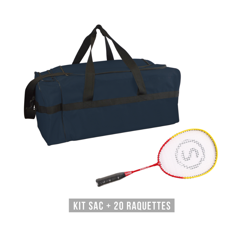 KIT RAQUETTES SCHOOL 53 (1 SAC + 20 RAQUETTES)