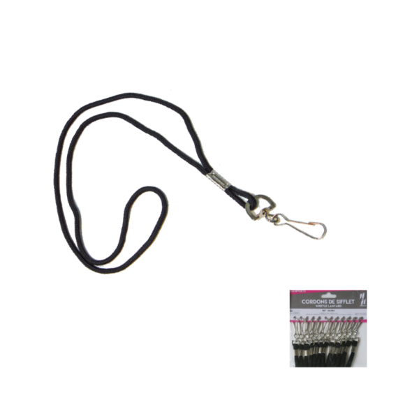 LOT DE 12 CORDONS SIFFLET