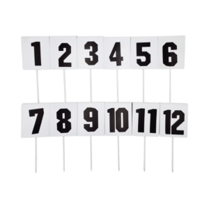 LOT DE 12 FICHES DE MARQUAGE RECTANGULAIRES