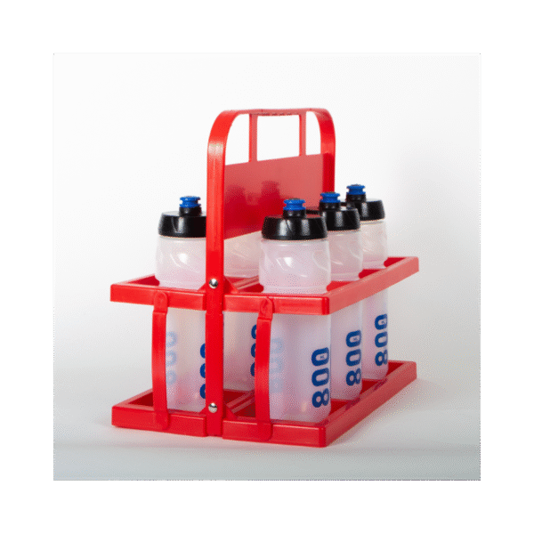 PORTE-BOUTEILLES PVC PETIT MODÈLE + 6 BOUTEILLES 800ML PRESTOGLAS