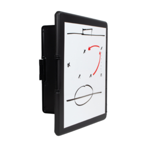 PORTE-DOCUMENTS RIGIDE AVEC FACE EFFAÇABLE