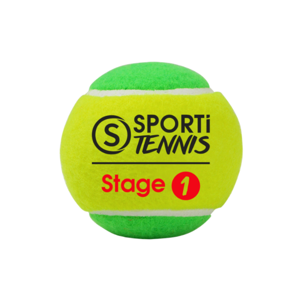 SACHET DE 3 BALLES DE TENNIS STAGE 1