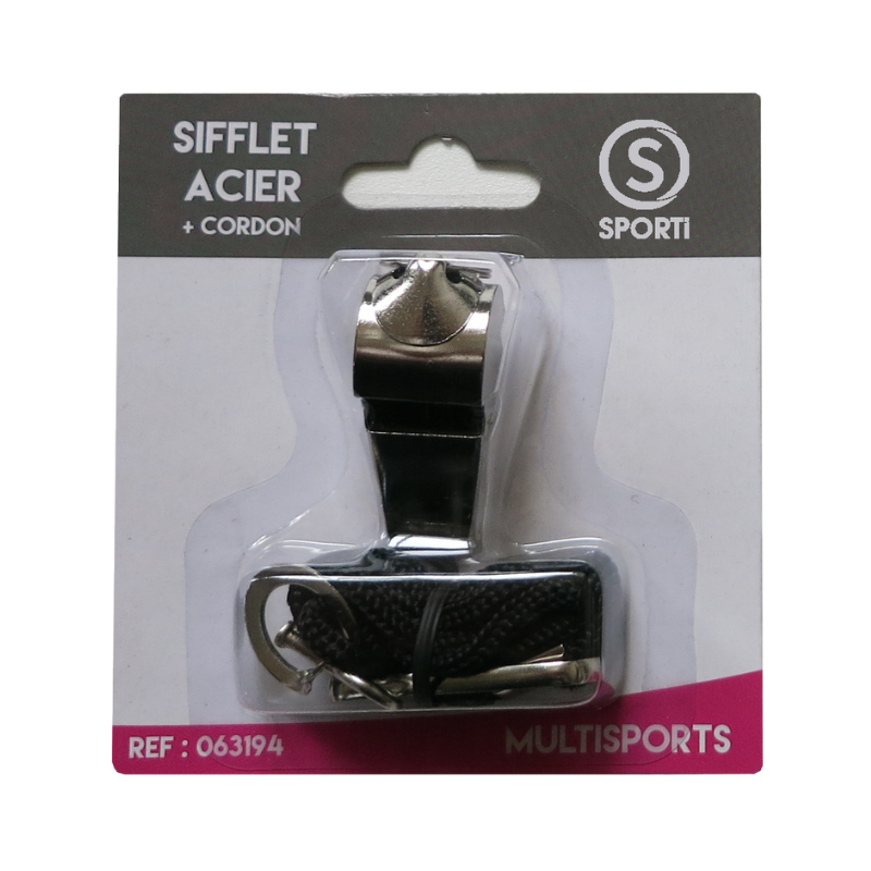 SIFFLET ACIER + CORDON – Image 2
