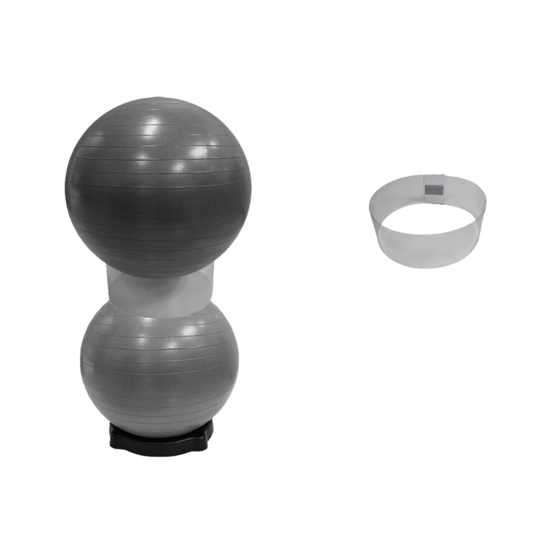SUPPORT INTERMÉDIAIRE TRANSPARENT POUR GYM BALL