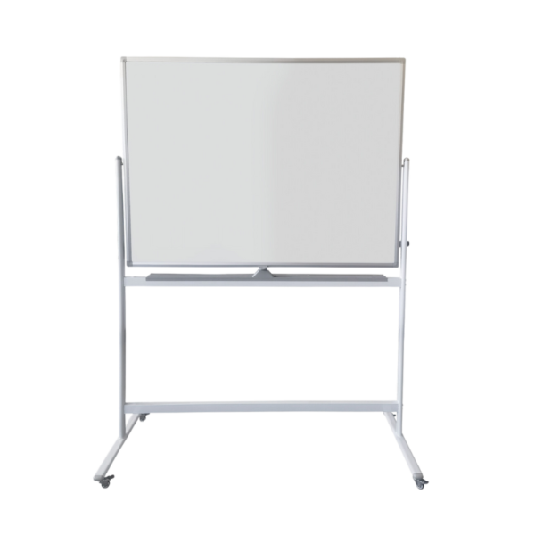 TABLEAU BLANC PIVOTANT SUR ROULETTES