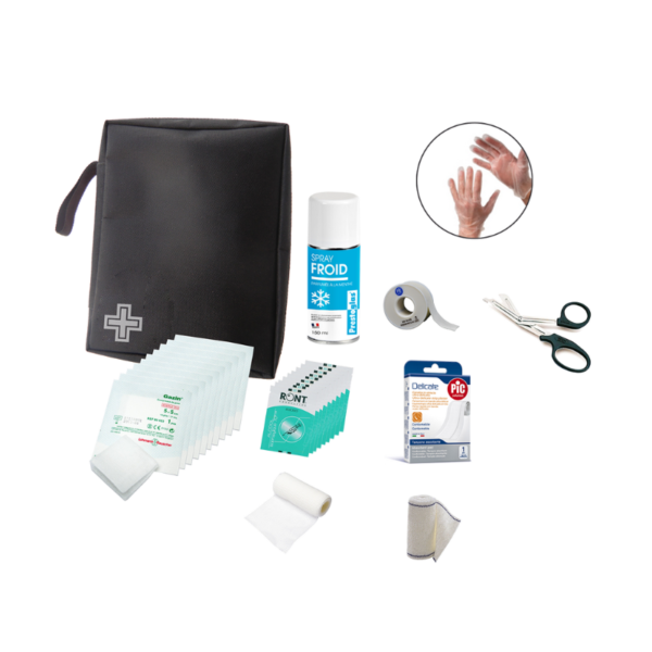 TROUSSE DE SOINS GARNIE 1ER SECOURS CLUB