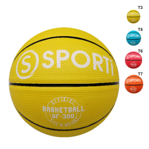 BALLON BASKET CAOUTCHOUC - T.3 – Image 2
