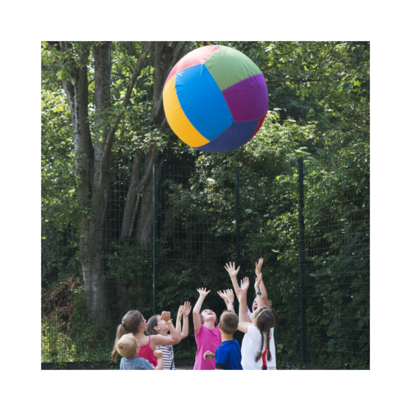 BALLON GÉANT MULTICOLORE 85CM – Image 2