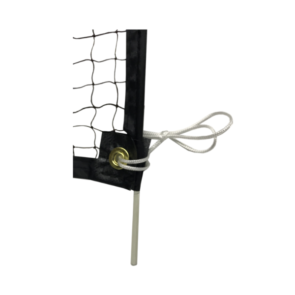 FILET BADMINTON COMP. AVEC BARRE DE CADRAGE MAILLE 19, 1.6MM(L'UNITÉ) – Image 2