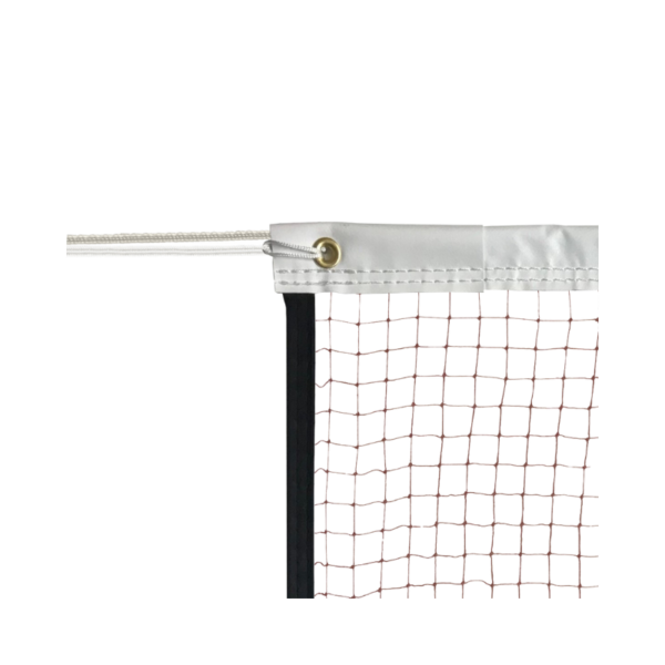 FILET BADMINTON COMPÉTITION MAILLE 19MM, 1.6MM MARRON (L'UNITÉ) – Image 3