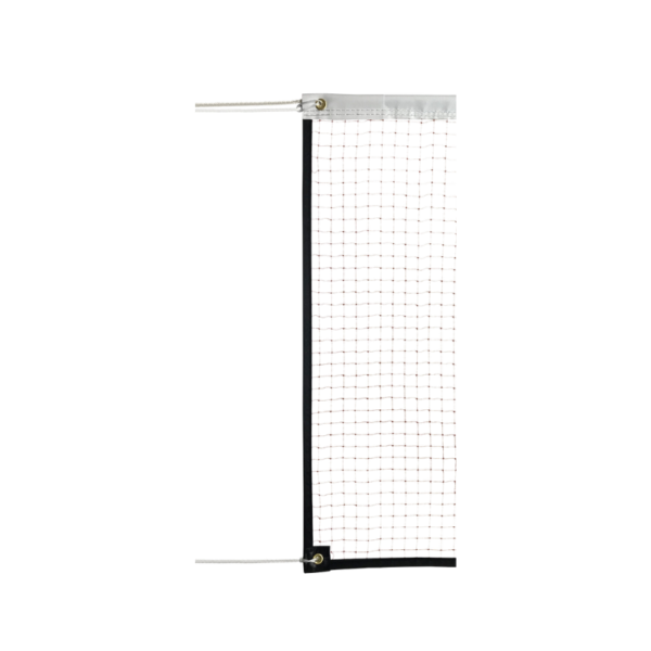FILET BADMINTON COMPÉTITION MAILLE 19MM, 1.6MM MARRON (L'UNITÉ)