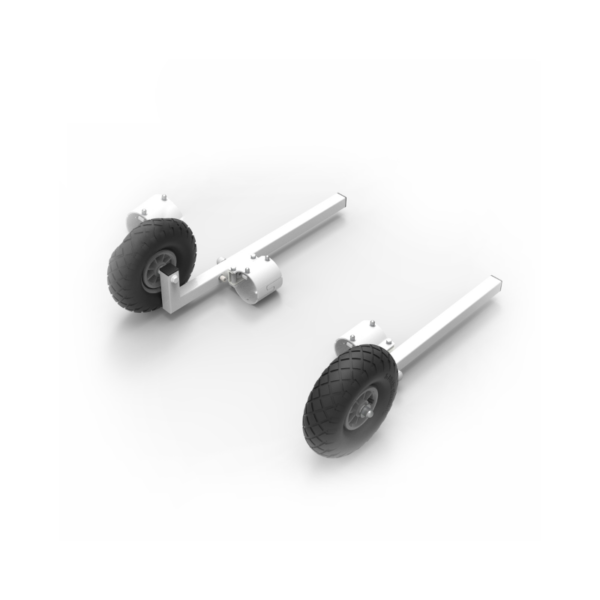 JEU DE 2 ROUES ESCAMOTABLES POUR BUTS DÉJÀ LESTÉS – Image 2