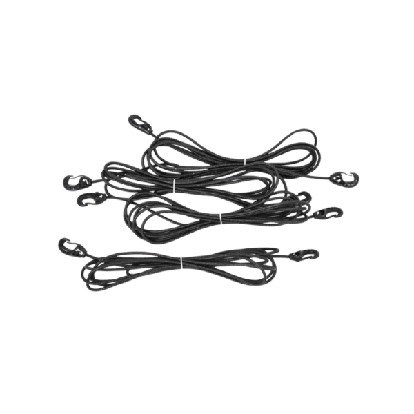 JEU DE 2 SANDOWS NOIRS 5,50M - DIAM 6MM