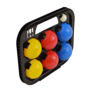 JEU DE 6 BOULES DE PÉTANQUE PVC