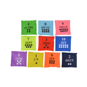 LOT DE 10 SACHETS NUMÉROTÉS FRANÇAIS
