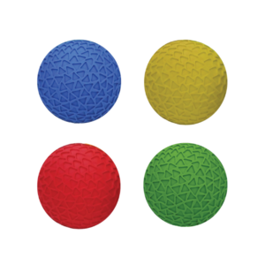 LOT DE 4 BALLES ALVÉOLÉES 10CM