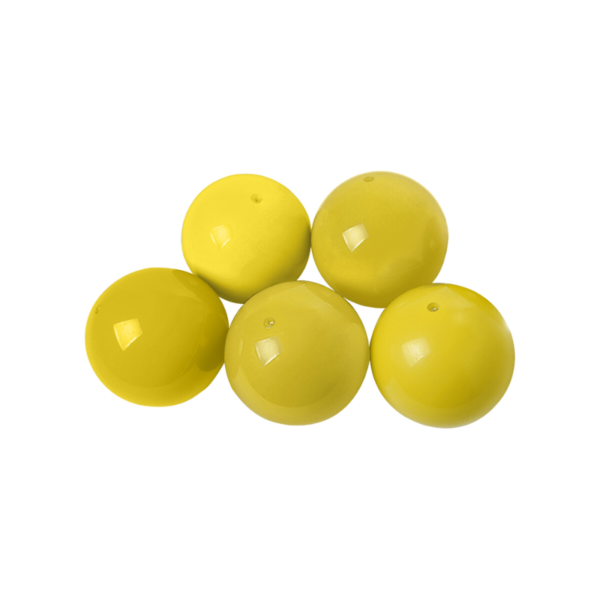 LOT DE 5 BALLONS INITIATION Ø18CM JAUNE