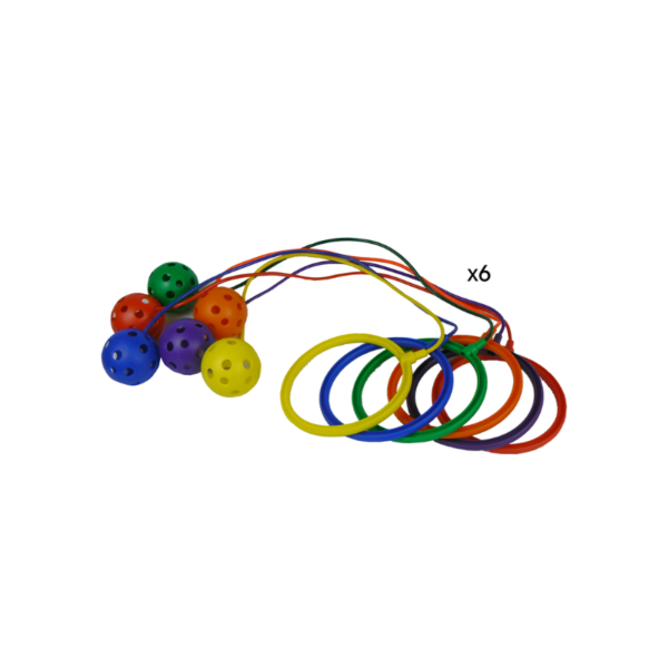 LOT DE 6 BALLES AU PIED