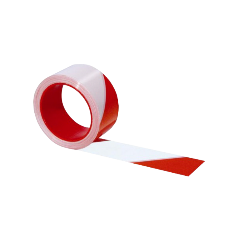 RUBAN DE DÉLIMITATION ROUGE/BLANC 100M – Image 3