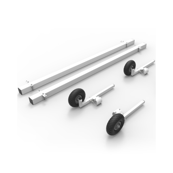 SYSTÈME DE DÉPLACEMENT 4 ROUES ESCAMOTABLES + LESTS