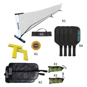 KIT COMPLET PICKLEBALL - BOIS
